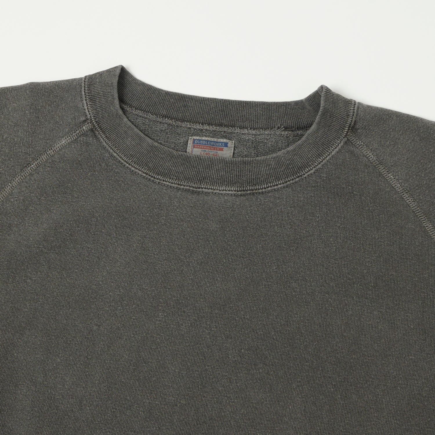 Dubbleworks Cut Off Sleeve Pigment Dyed Sweatshirt - Sumikuro