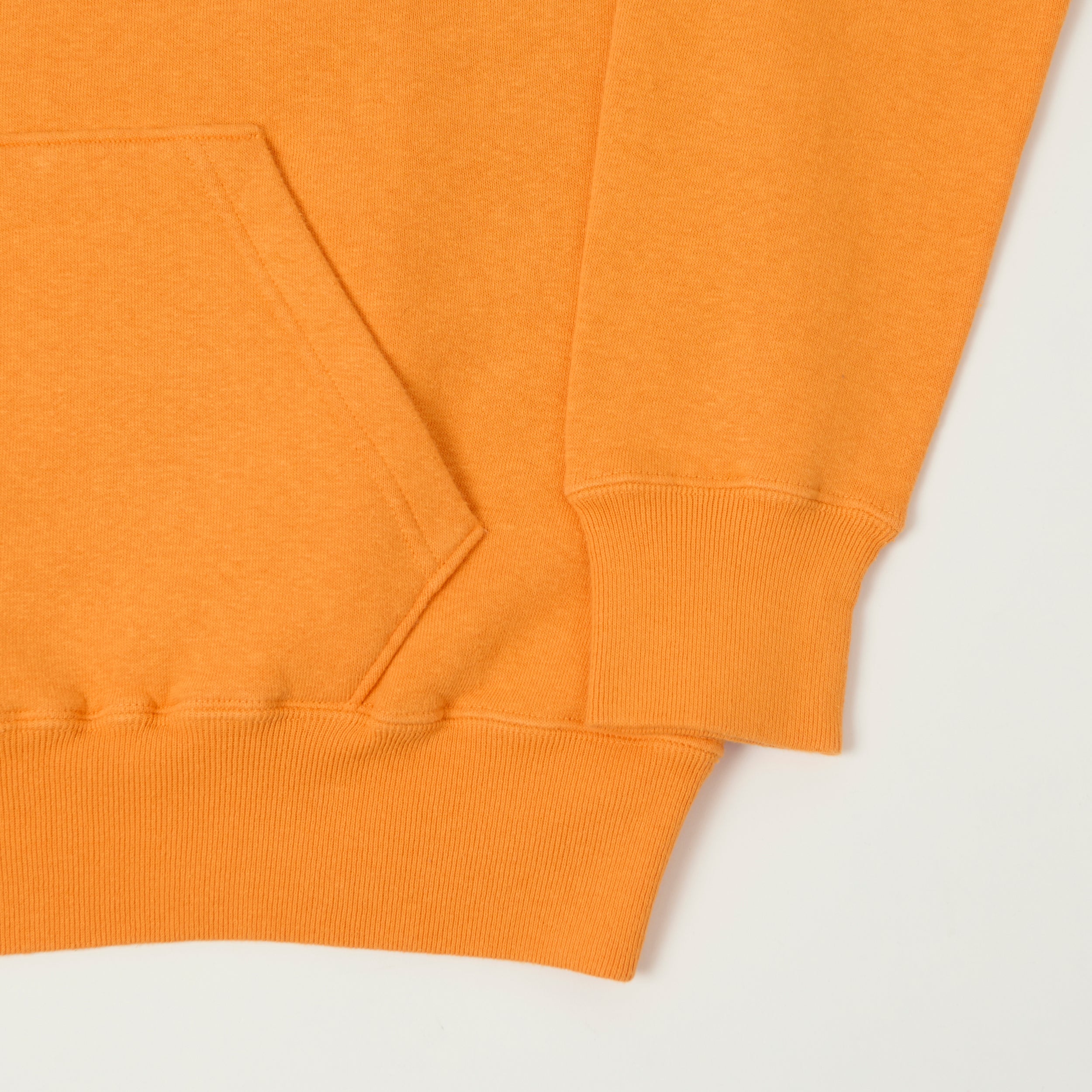 Dubbleworks Loop Wheel After Hood Sweatshirt - Fade Orange