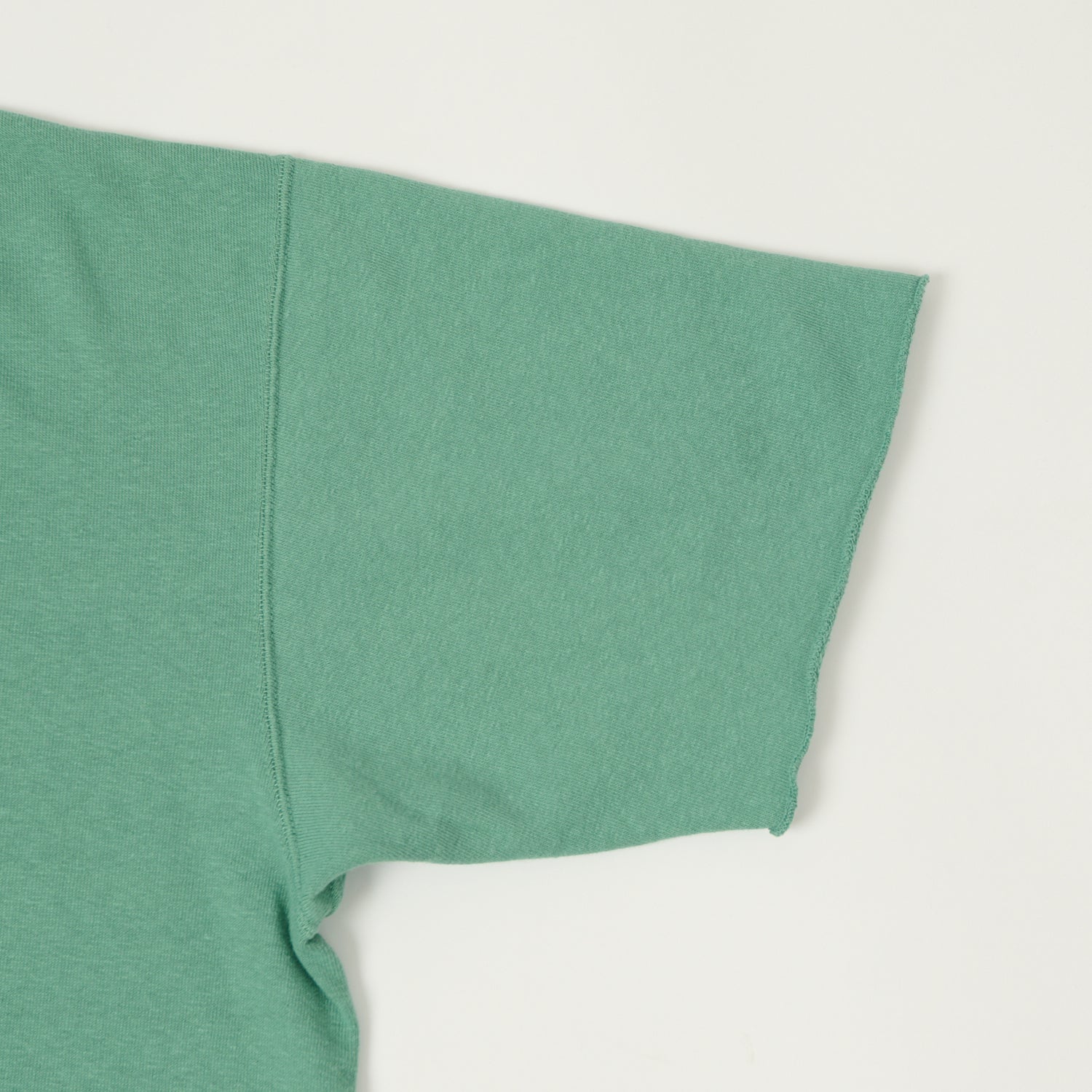 Dubbleworks Cut Off Sleeve Sweat Polo Shirt - Emerald