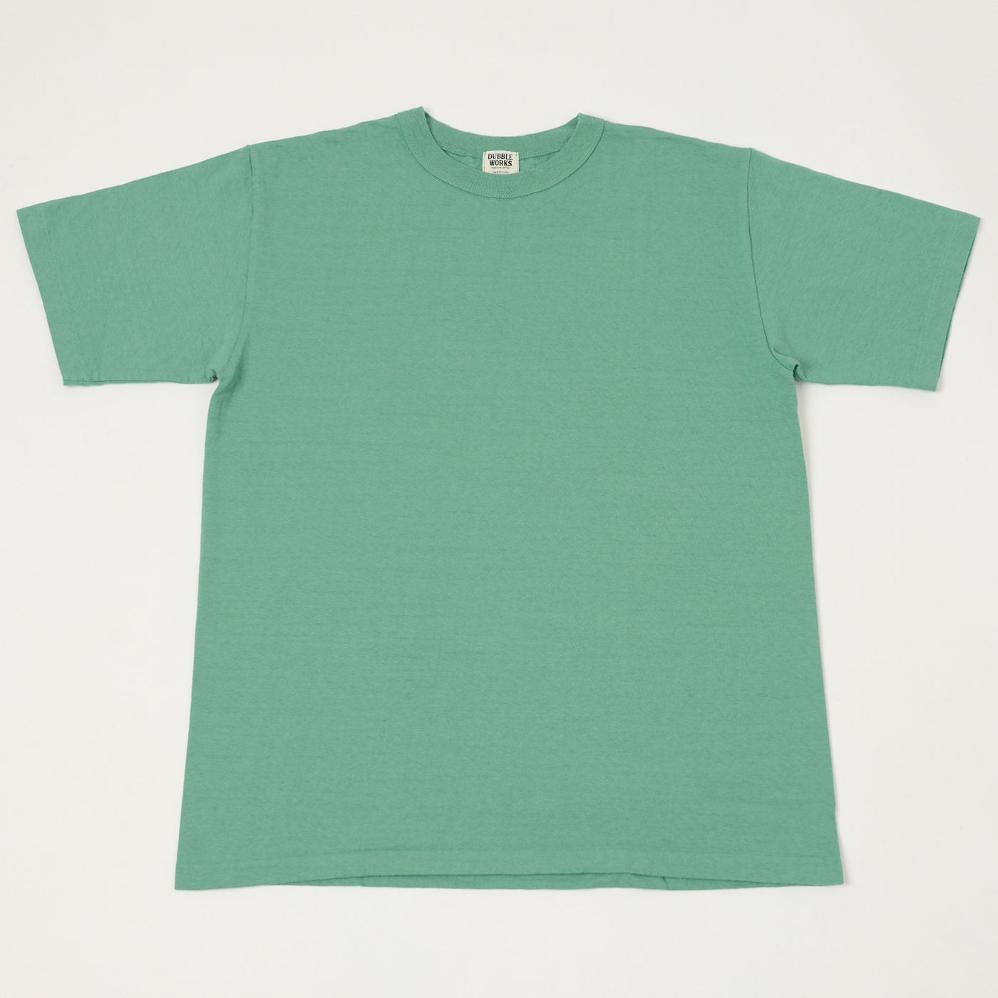 Dubbleworks Fallen Cotton Mid Weight Tee - Emerald