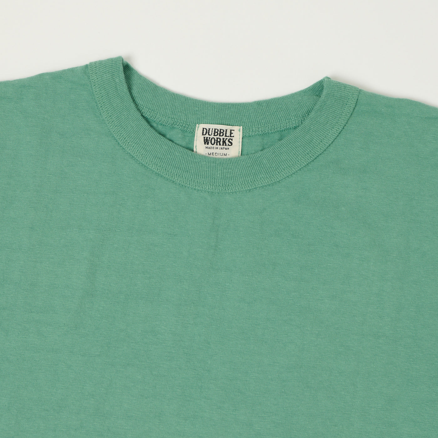 Dubbleworks Fallen Cotton Mid Weight Tee - Emerald