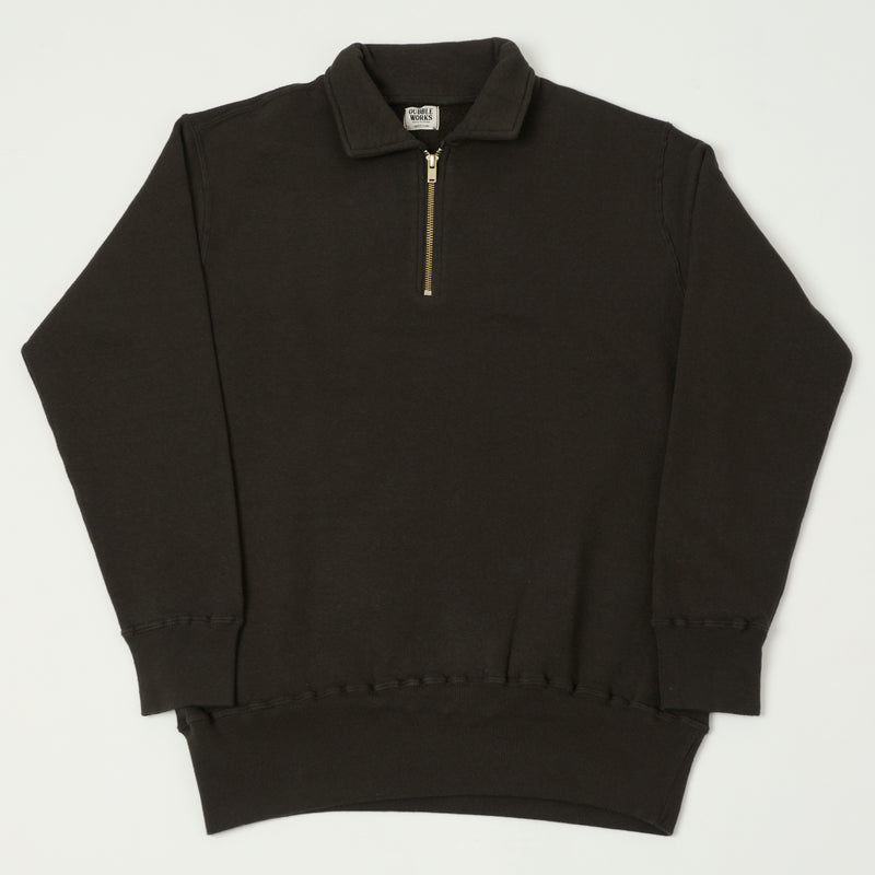 Dubbleworks Tsuriami Quarter Zip Sweatshirt - Sumikuro