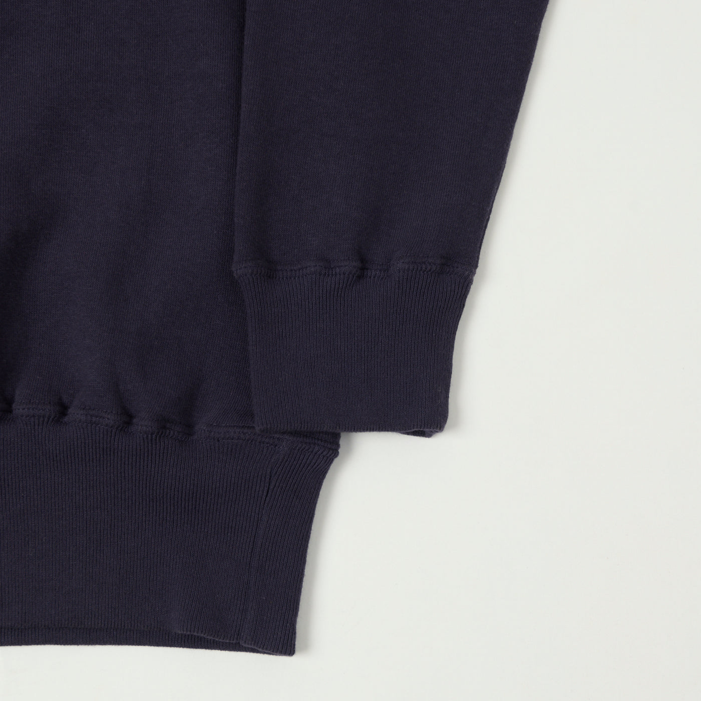 Dubbleworks Tsuriami Quarter Zip Sweatshirt - Navy | SON OF