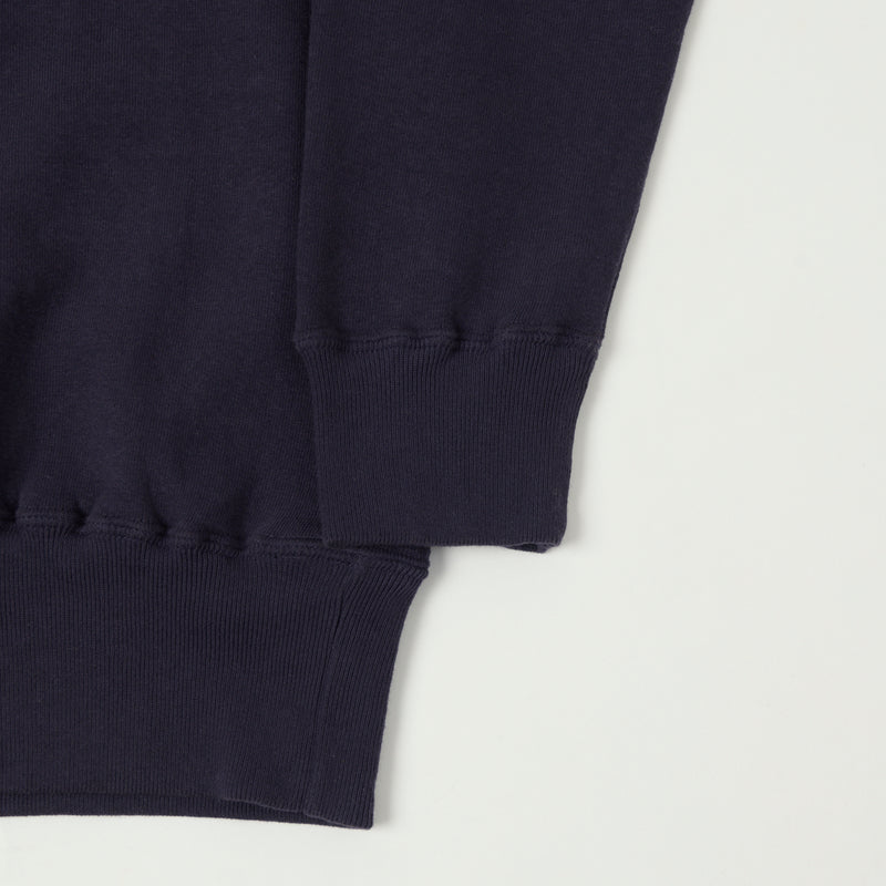 Dubbleworks Tsuriami Quarter Zip Sweatshirt - Navy