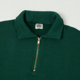 Dubbleworks Tsuriami Quarter Zip Sweatshirt - Green