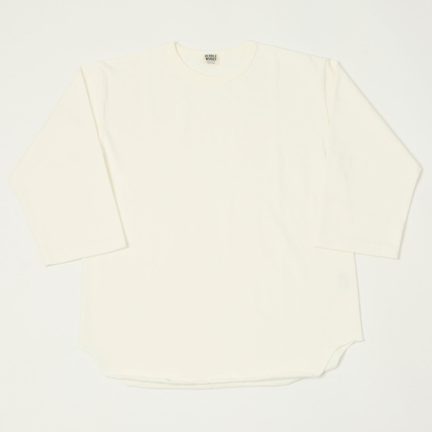 Dubbleworks Heavy Fabric Baseball Tee - Off White