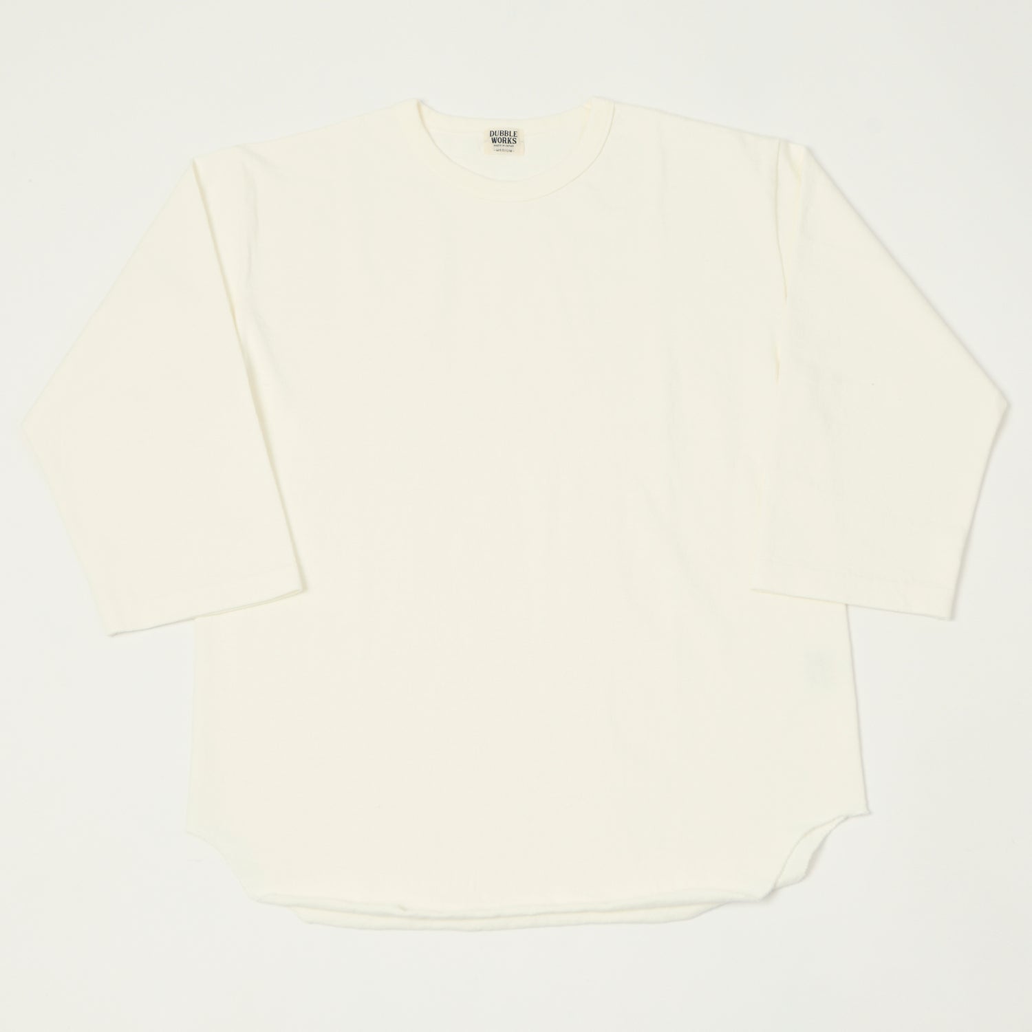 Dubbleworks Heavy Fabric Baseball Tee - Off White