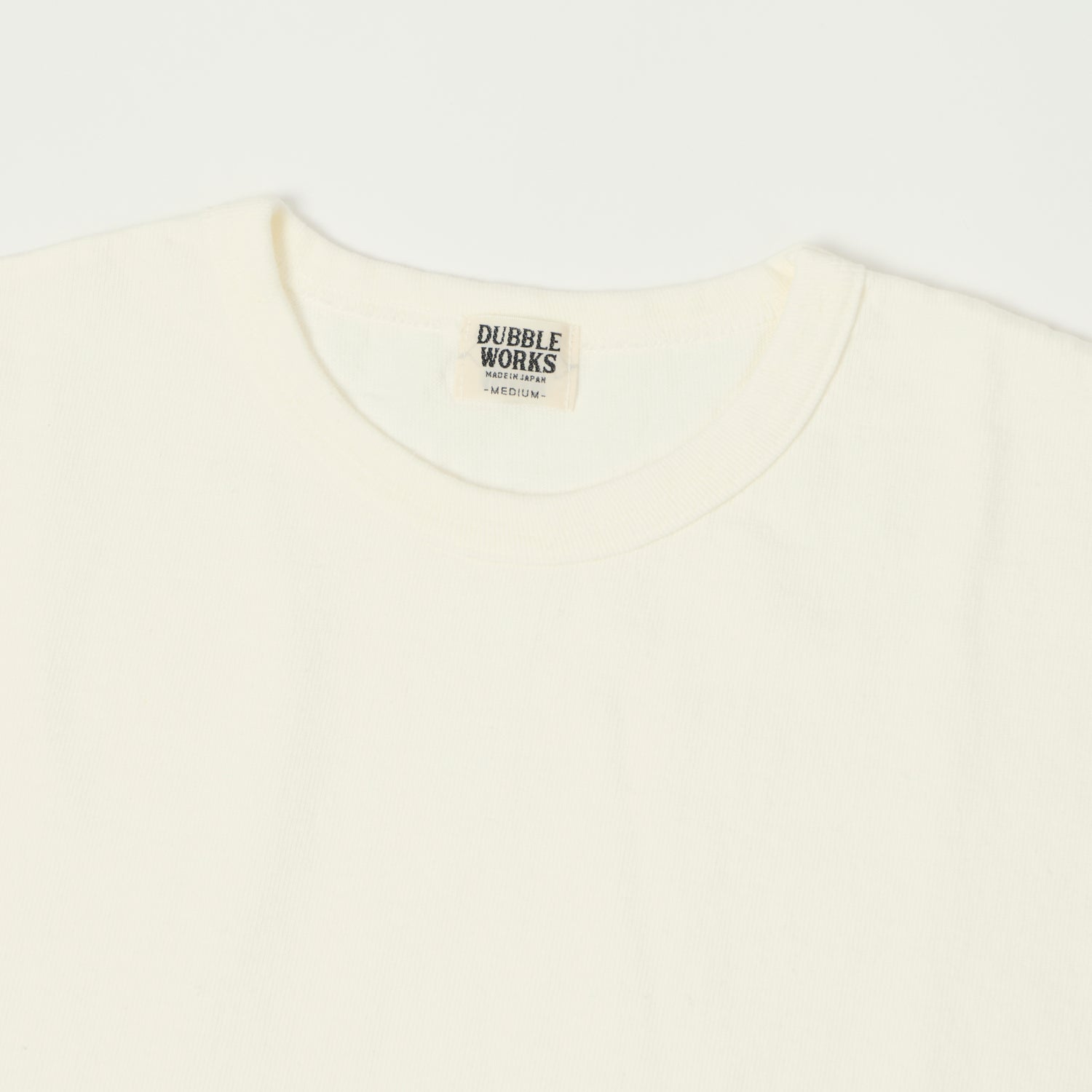 Dubbleworks Heavy Fabric Baseball Tee - Off White