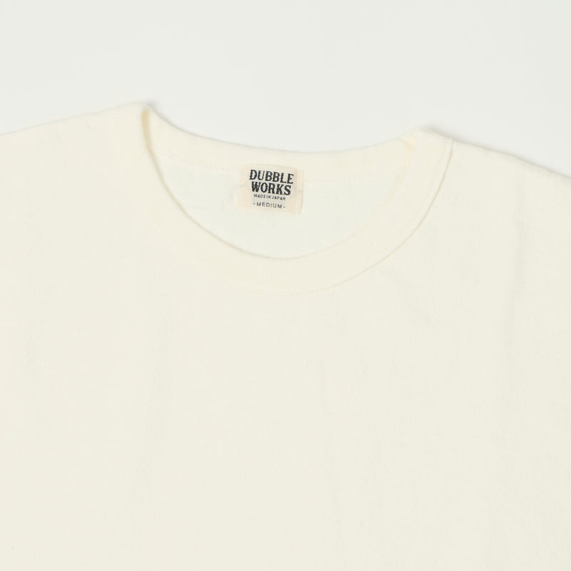 Dubbleworks Heavy Fabric Baseball Tee - Off White