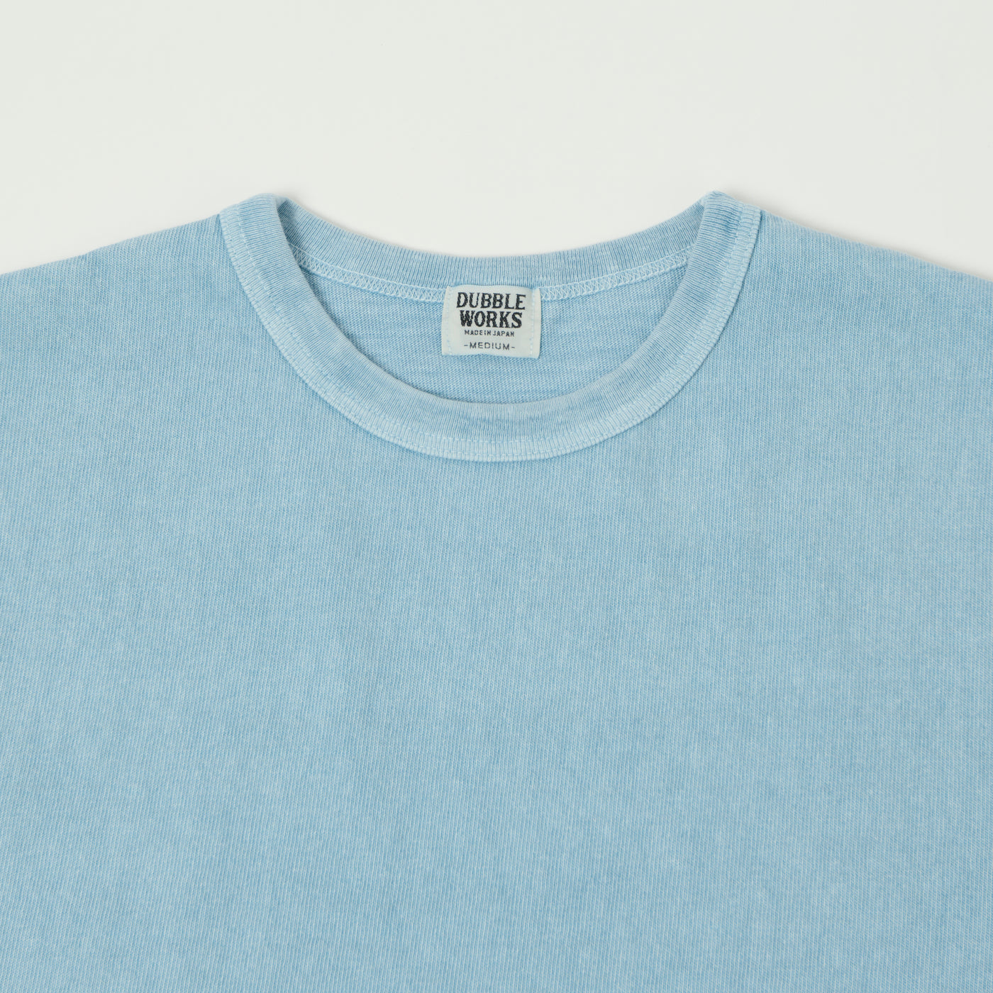 Dubbleworks Heavy Fabric Long Sleeve Pigment Dye Tee- Sax Blue