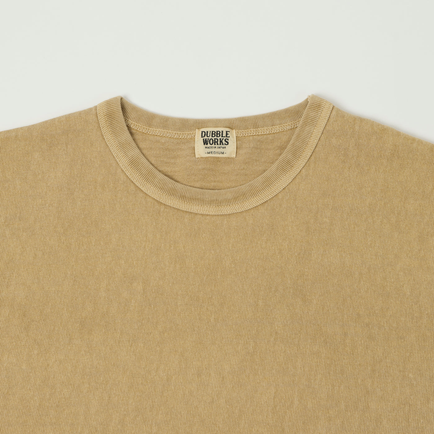Dubbleworks Heavy Fabric Pigment Dye Tee - Dark Beige