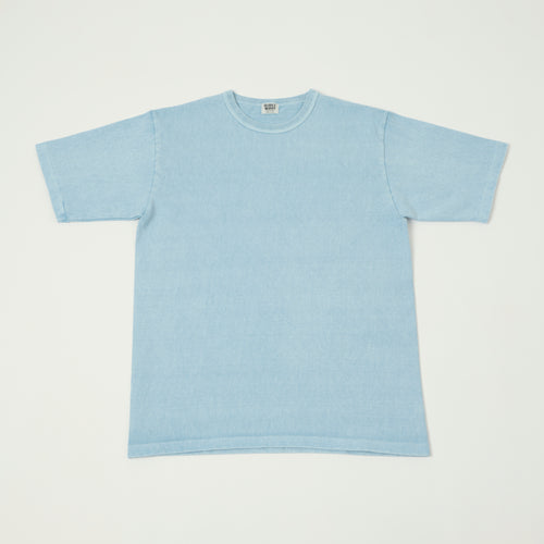 Dubbleworks Heavy Fabric Pigment Dye Tee - Sax Blue