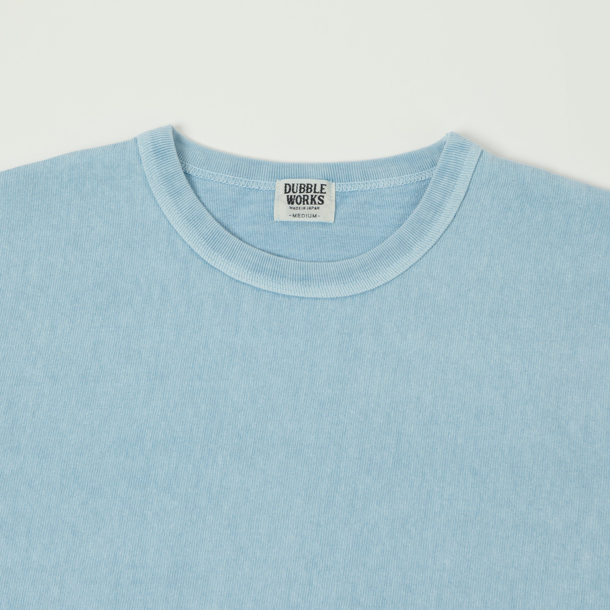 Dubbleworks Heavy Fabric Pigment Dye Tee - Sax Blue