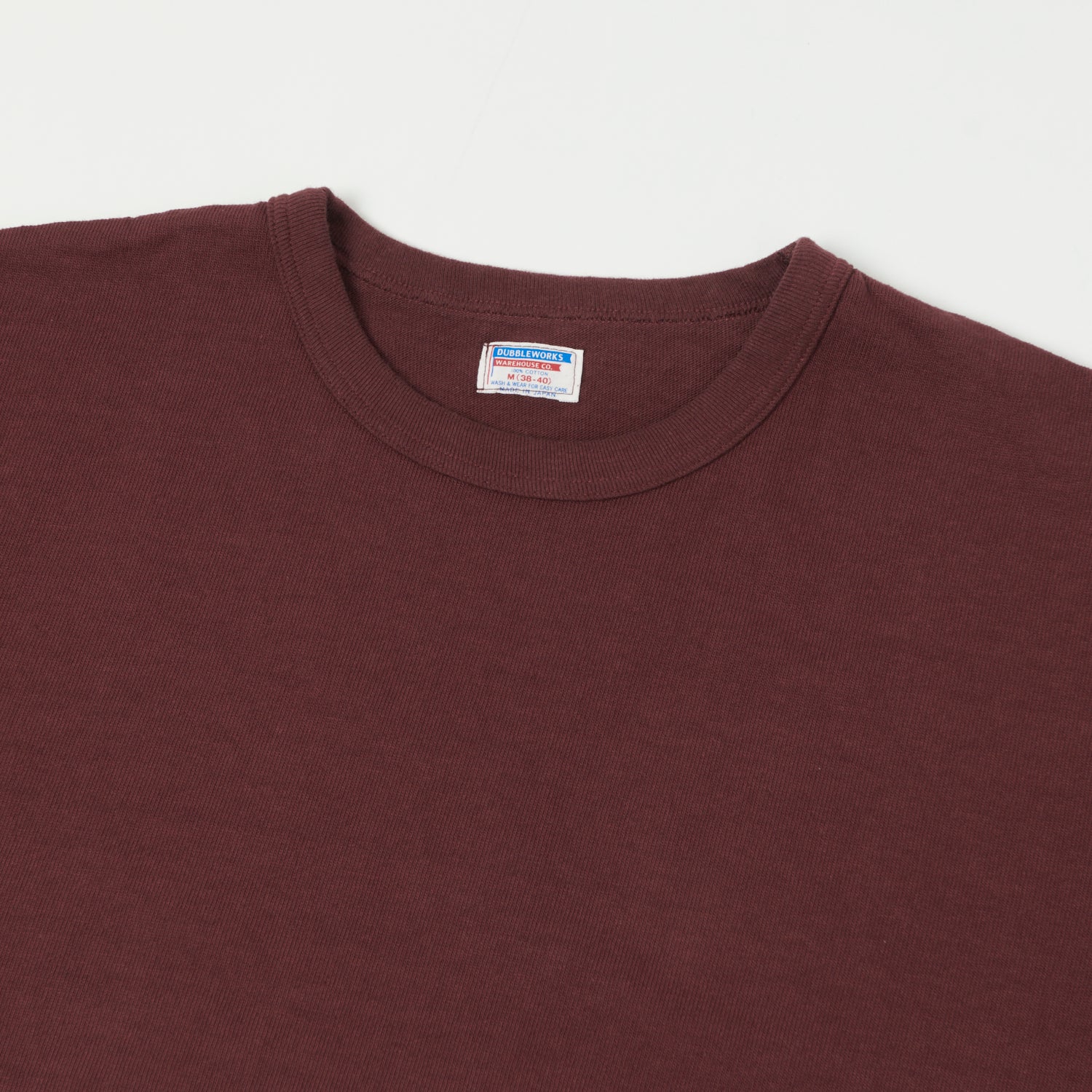 Dubbleworks Heavy Fabric Tee - Bordeaux