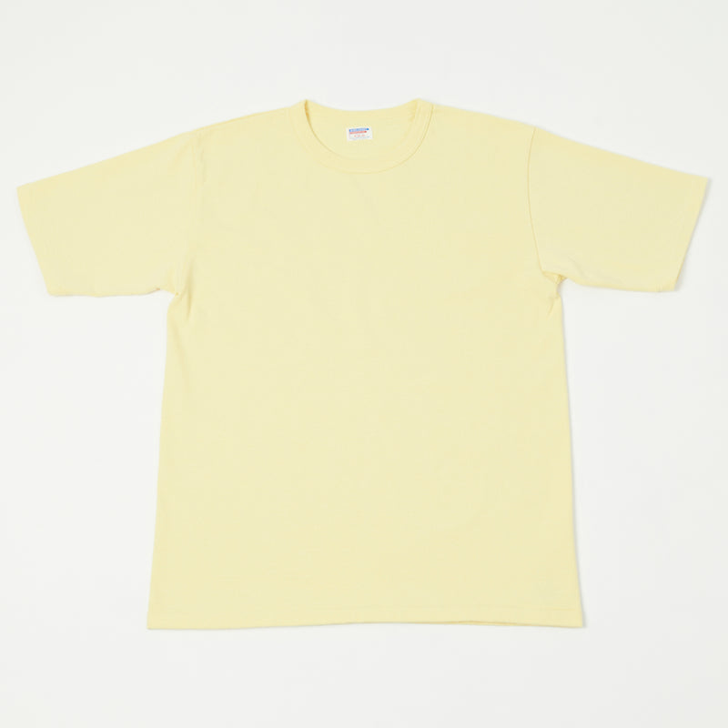 Dubbleworks Heavy Fabric SS Tee - Pale Yellow