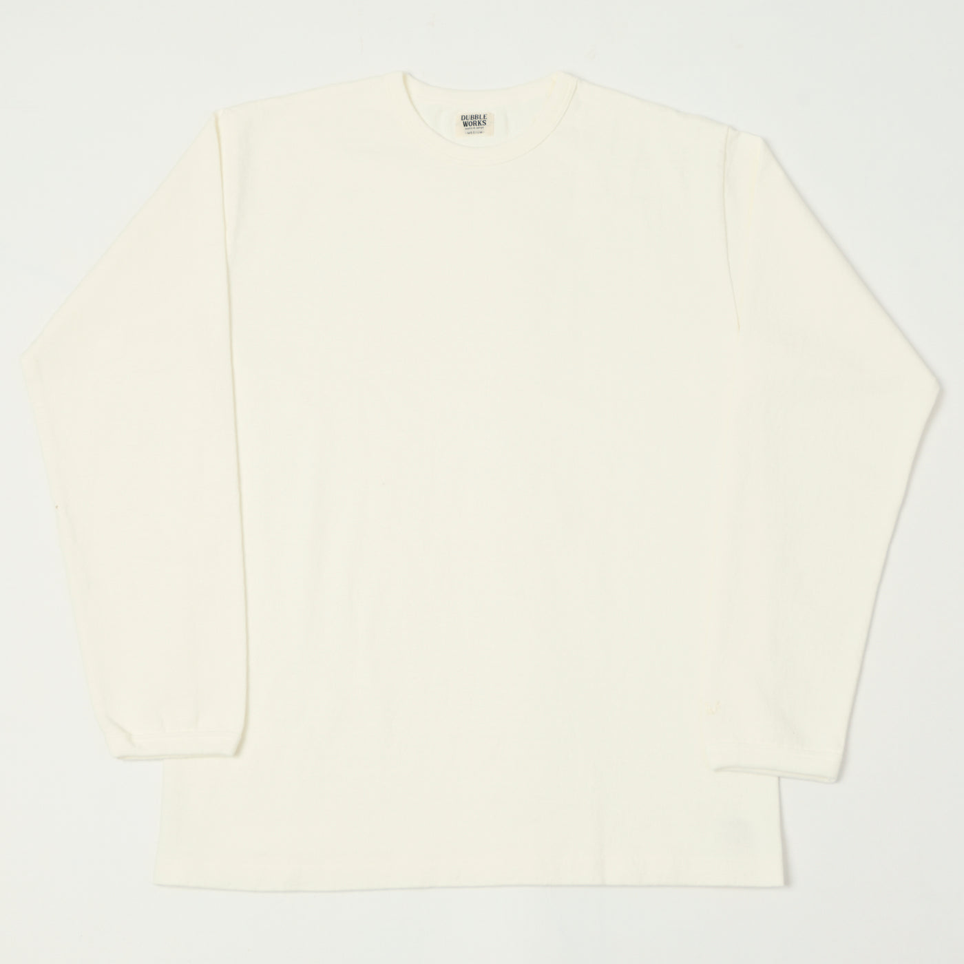 Dubbleworks Heavy Fabric Long Sleeve Tee - Off White