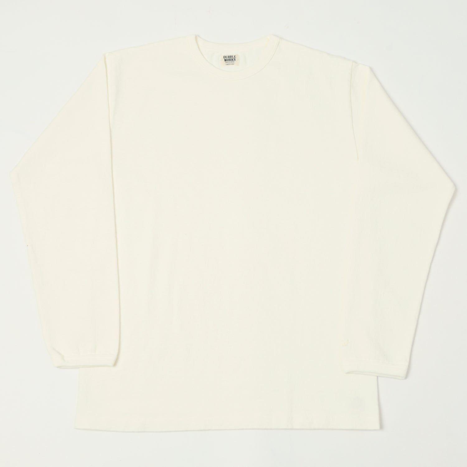 Dubbleworks Heavy Fabric Long Sleeve Tee - Off White