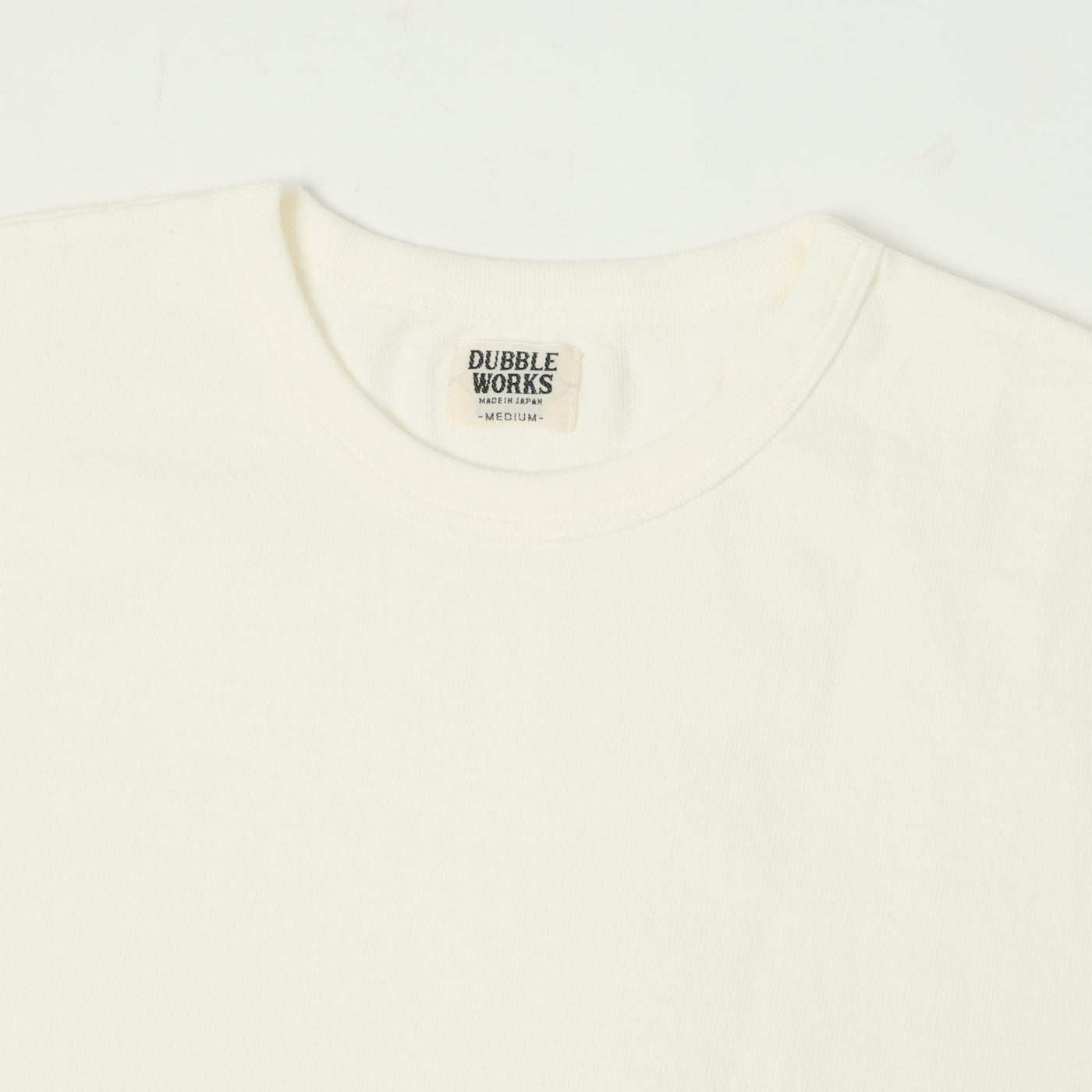 Dubbleworks Heavy Fabric Long Sleeve Tee - Off White