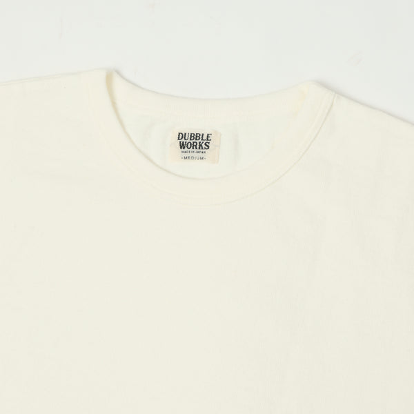 Dubbleworks Heavy Weight Long Sleeve Tee - Off White