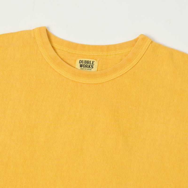 Dubbleworks Heavy Weight L/S Pigment Dye Tee - Pd. Gold