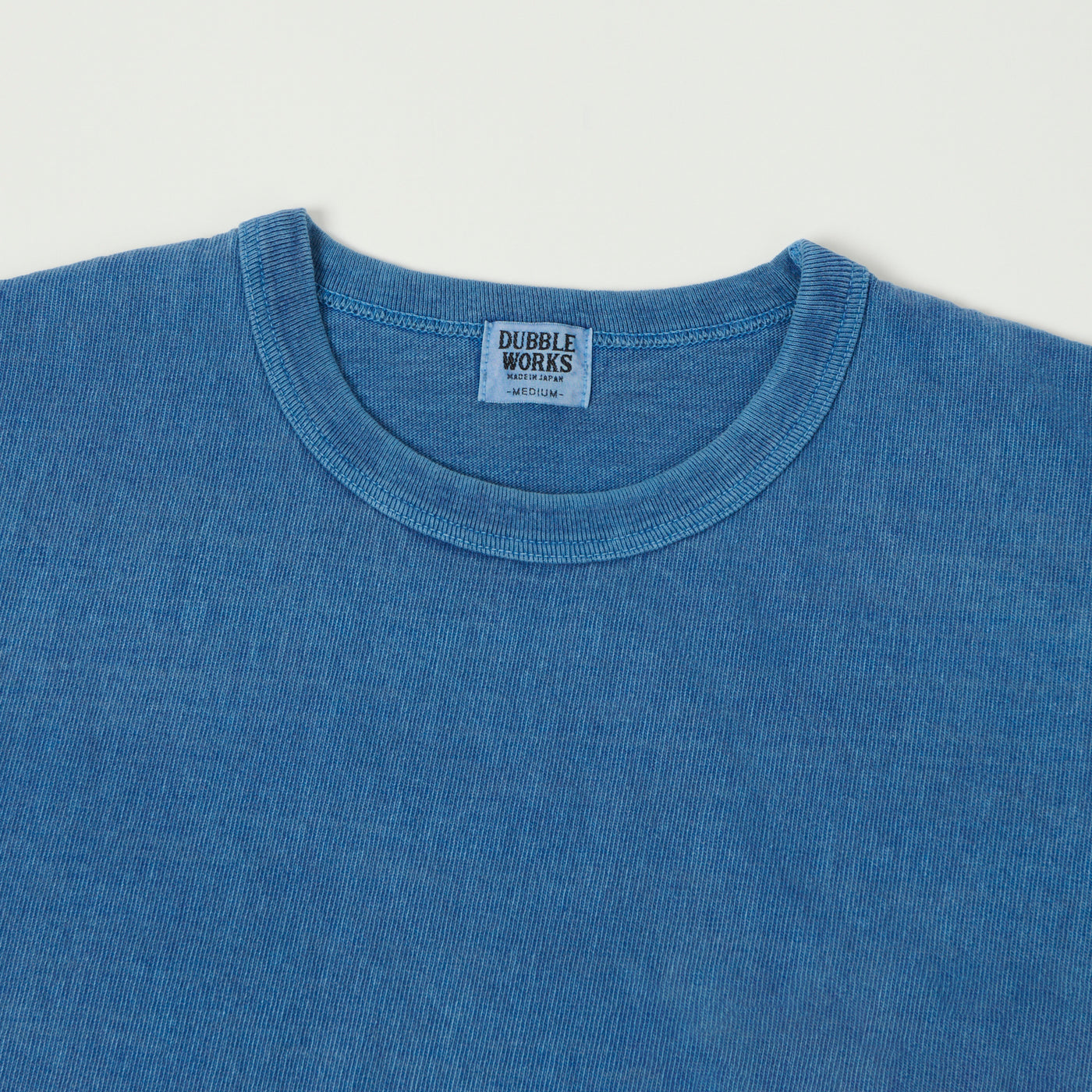 Dubbleworks Heavy Fabric Pigment Dye Tee - Light Indigo