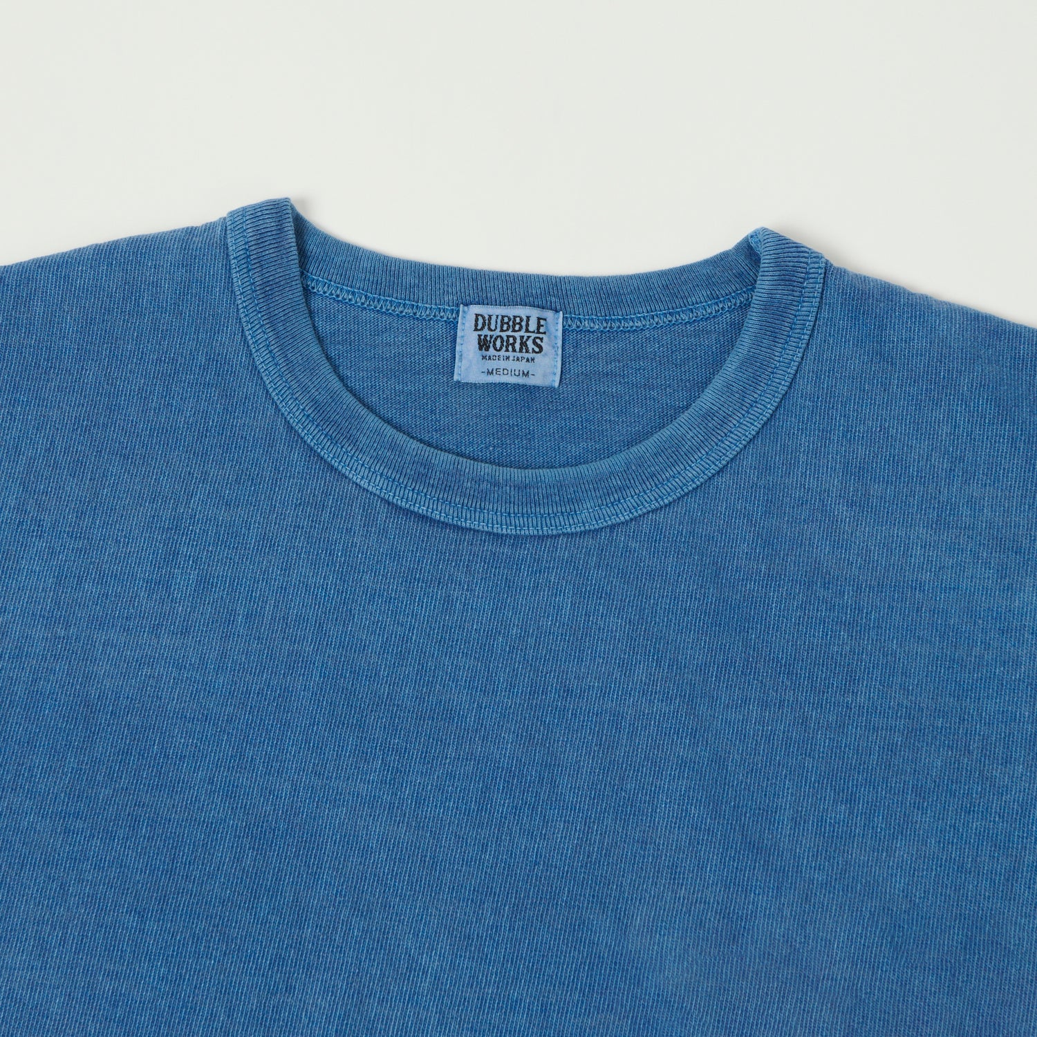 Dubbleworks Heavy Fabric Pigment Dye Tee - Light Indigo