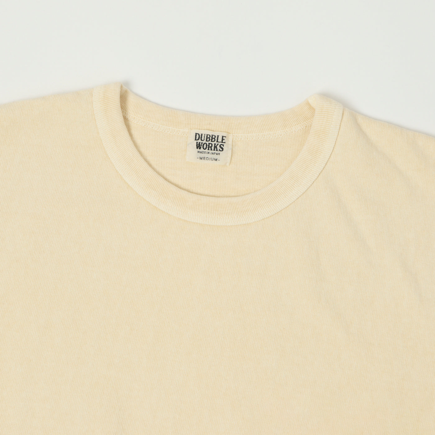 Dubbleworks Heavy Fabric Pigment Dye Tee - Cream