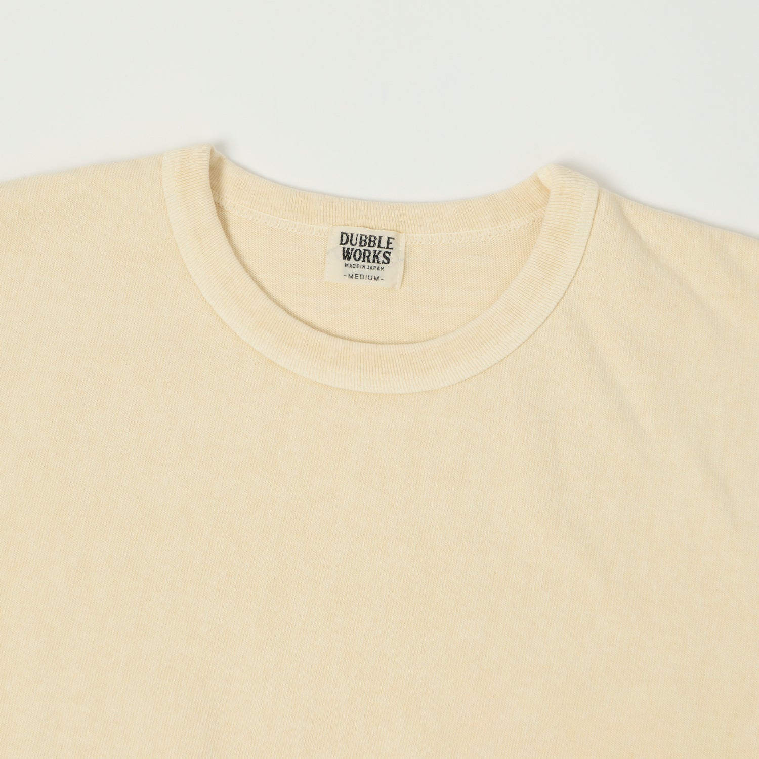 Dubbleworks Heavy Fabric Pigment Dye Tee - Cream