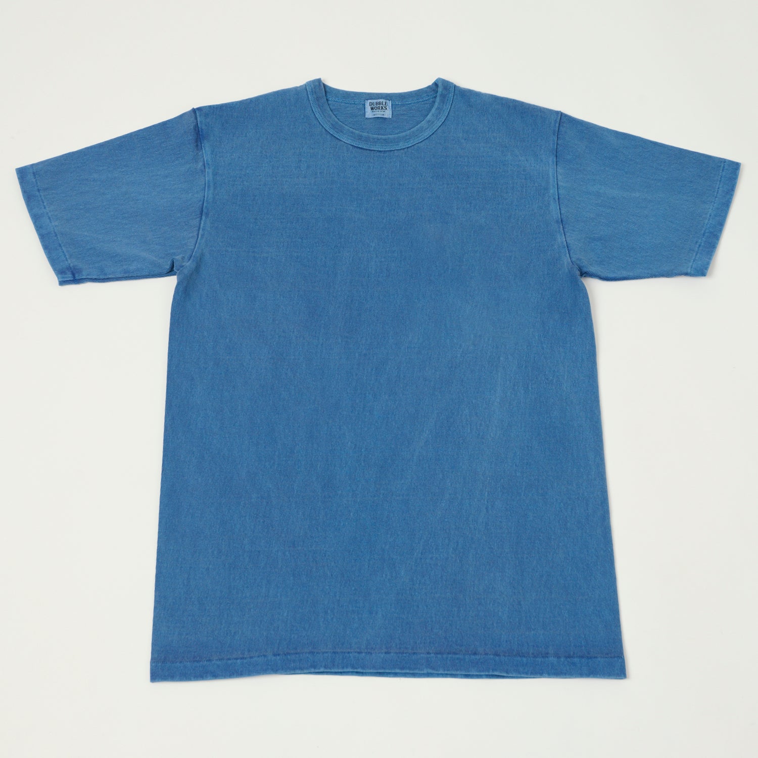 Dubbleworks Heavy Fabric Pigment Dye Tee - Light Indigo
