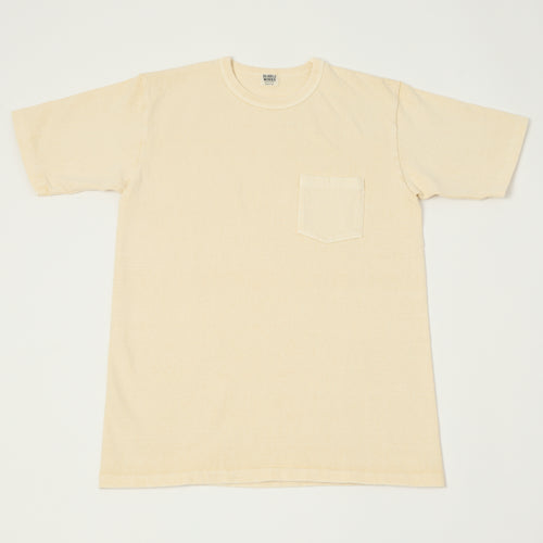 Dubbleworks Heavy Fabric Pigment Pocket Dye Tee - Cream