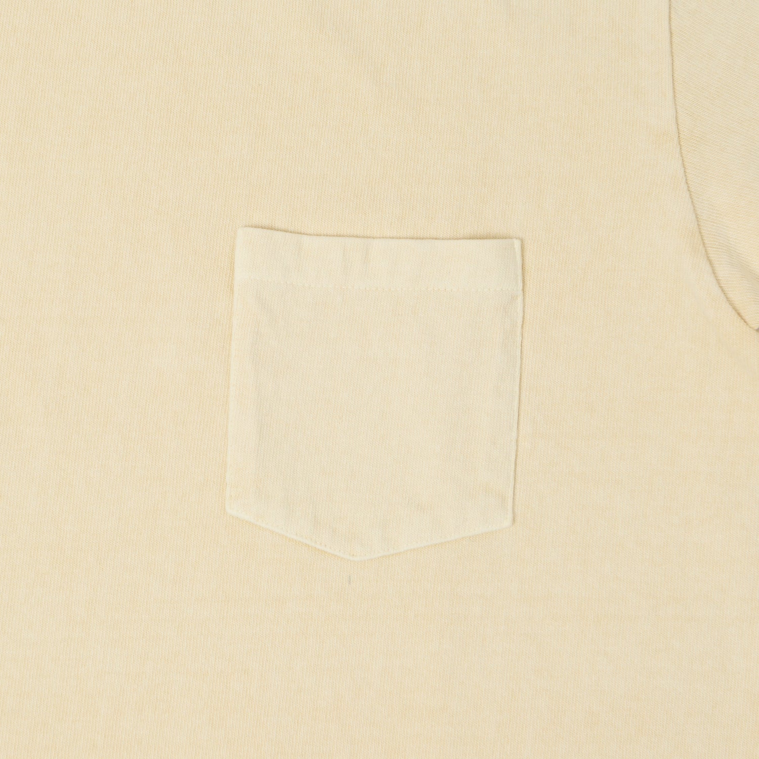 Dubbleworks Heavy Fabric Pigment Pocket Dye Tee - Cream