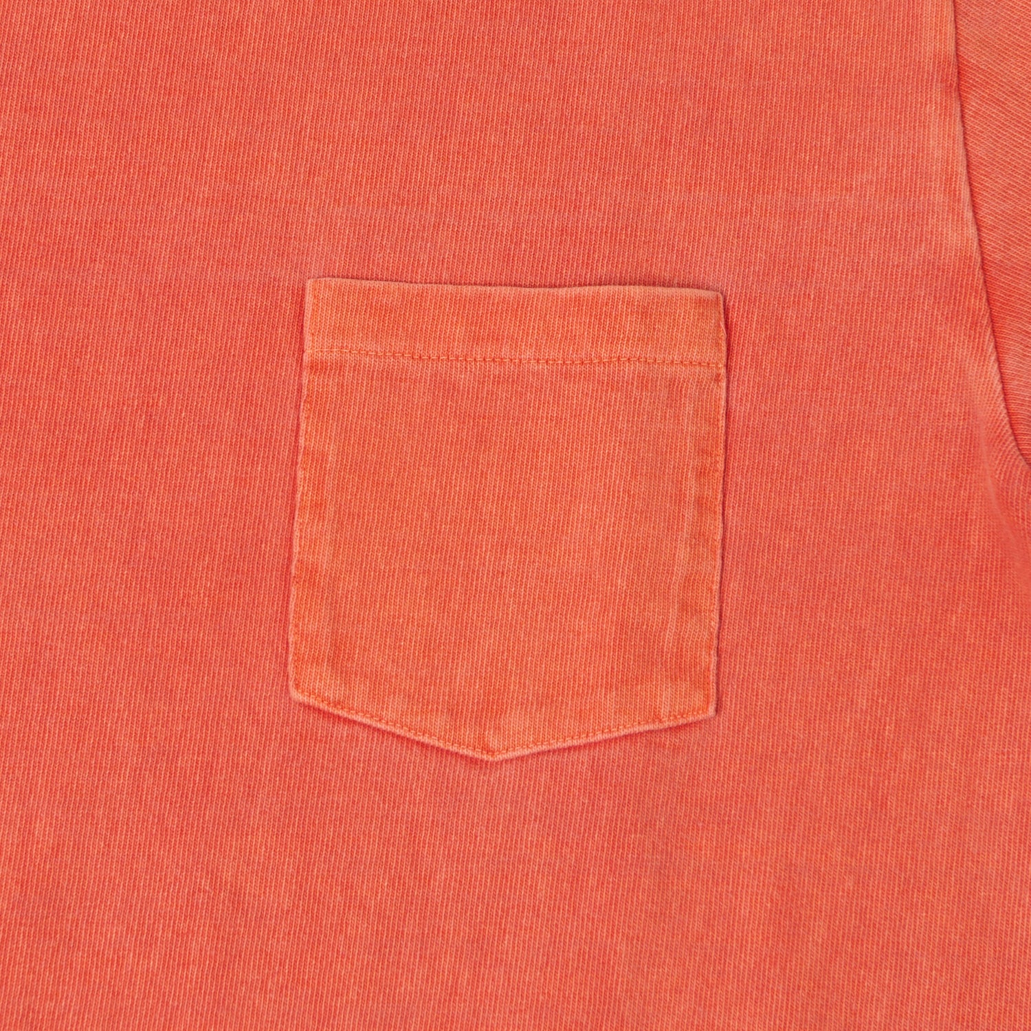 Dubbleworks Heavy Fabric Pigment Dye Pocket Tee - Orange