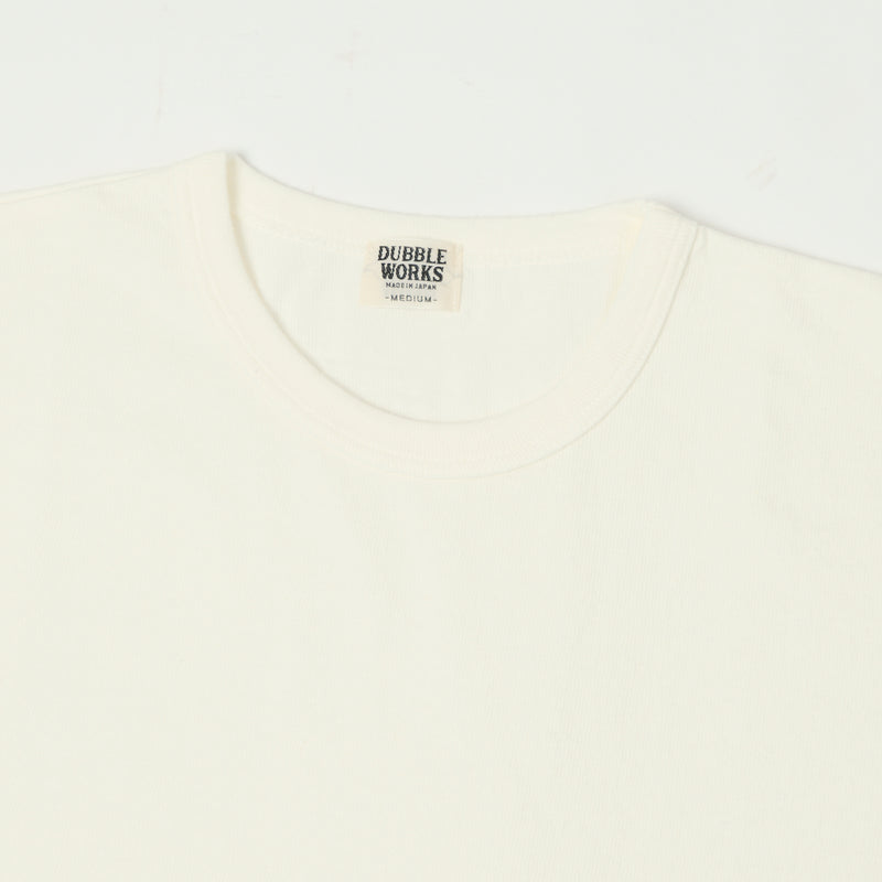 Dubbleworks Heavyweight Short Sleeve Tee - Off White