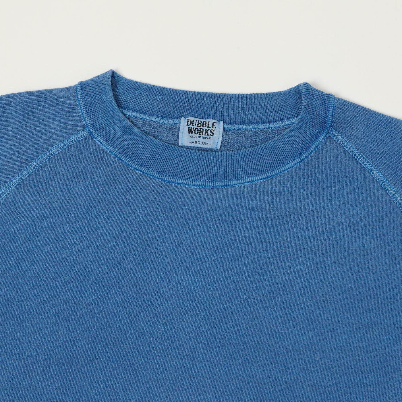 Dubbleworks Cut Off Sleeve Pigment Dyed Sweatshirt - Indigo