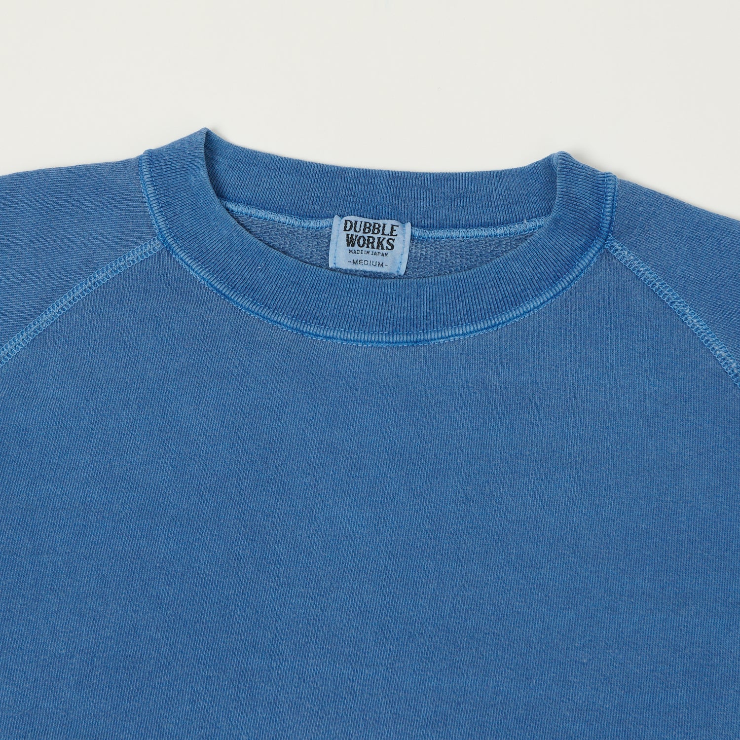 Dubbleworks Cut Off Sleeve Pigment Dyed Sweatshirt - Indigo