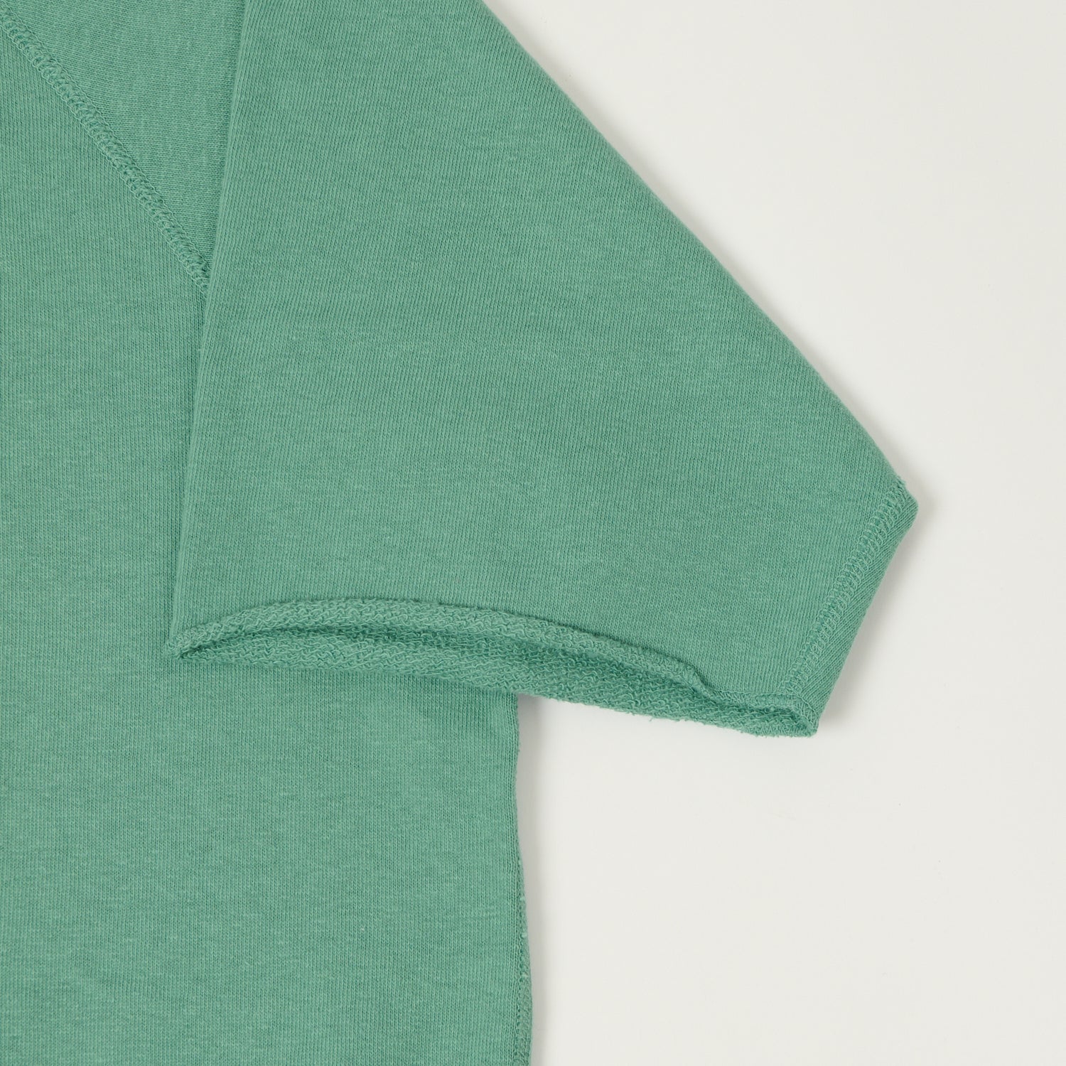Dubbleworks Cut Off Sleeve Sweatshirt - Emerald