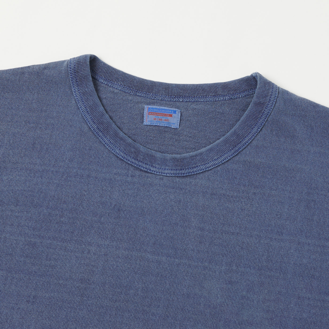Dubbleworks Heavy Fabric Pigment Dye Tee - Indigo Blue