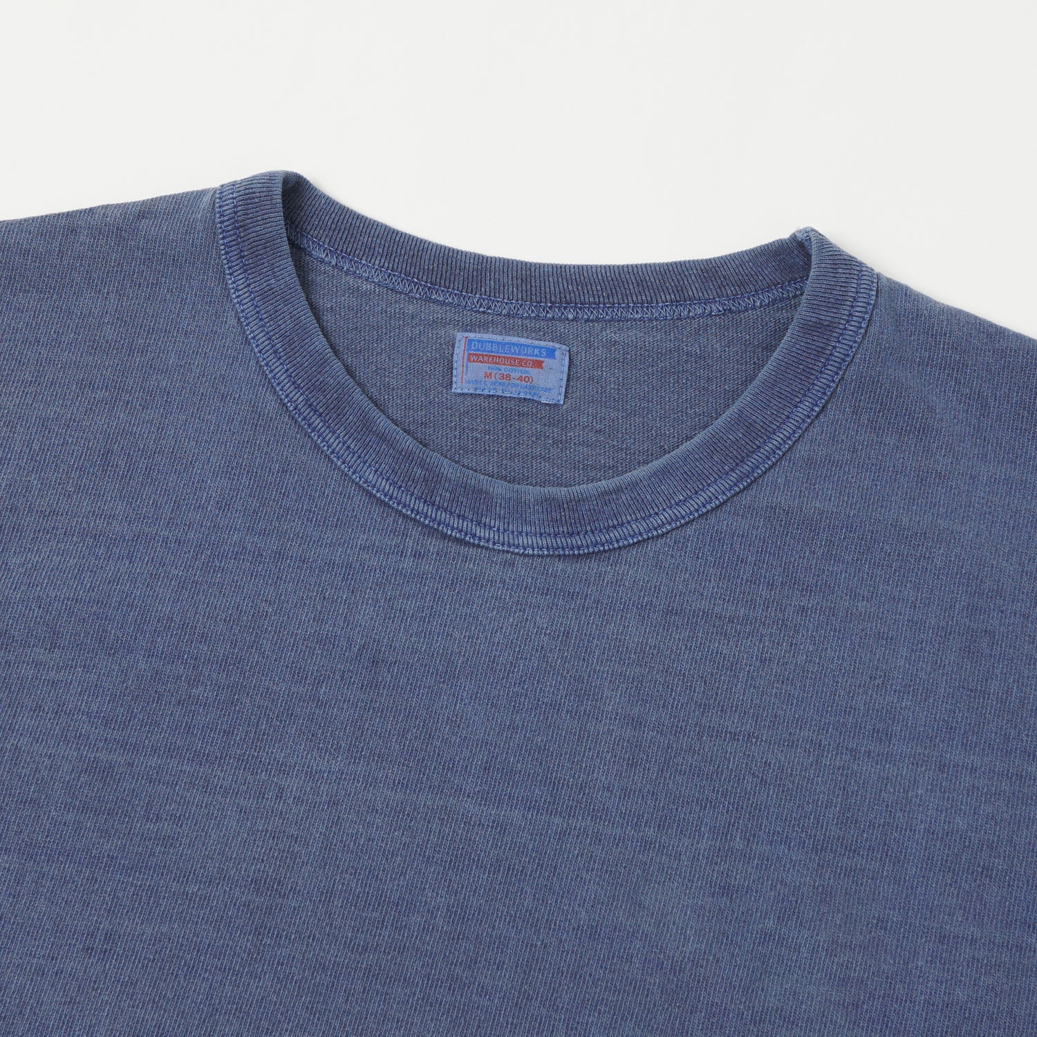Dubbleworks Heavy Fabric Pigment Dye Tee - Indigo Blue