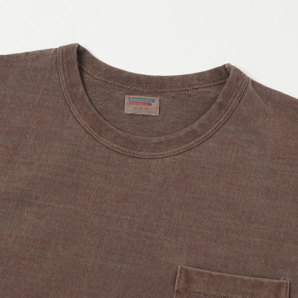 Dubbleworks Heavy Fabric Pigment Pocket Tee - Mad Brown