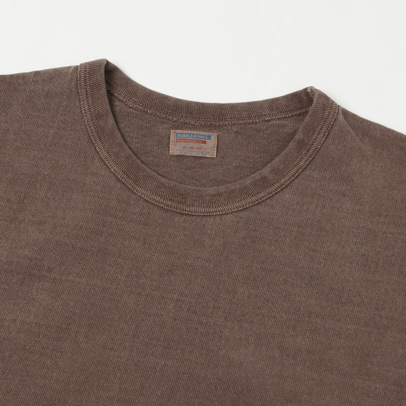 Dubbleworks Heavy Fabric Pigment Tee - Mad Brown