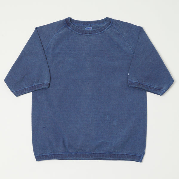 Dubbleworks Heavy Fabric Pigment Raglan Tee - Indigo Blue