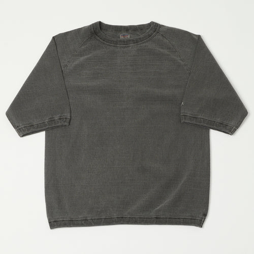 Dubbleworks Heavy Fabric Raglan Sleeve Pigment Dye T-Shirt - Sumikuro