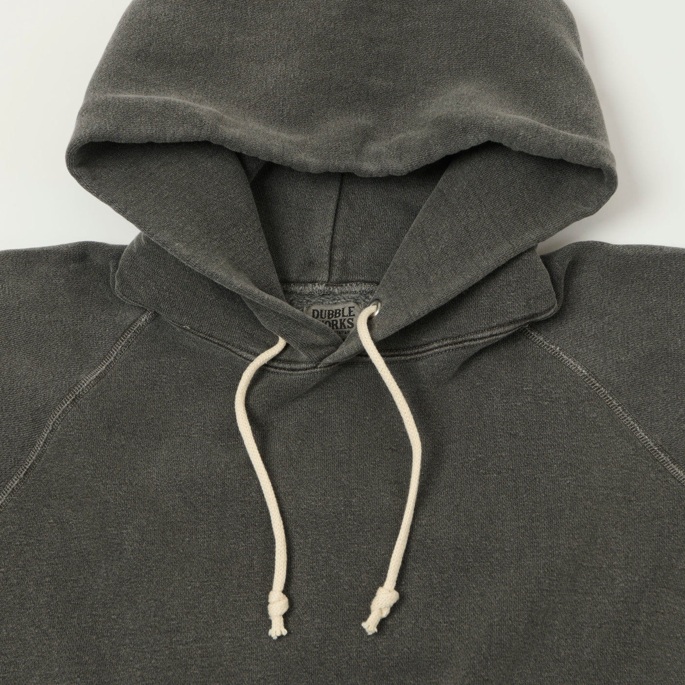 Dubbleworks Pigment Dyed Raglan Sleeve Hoodie - Sumikuro