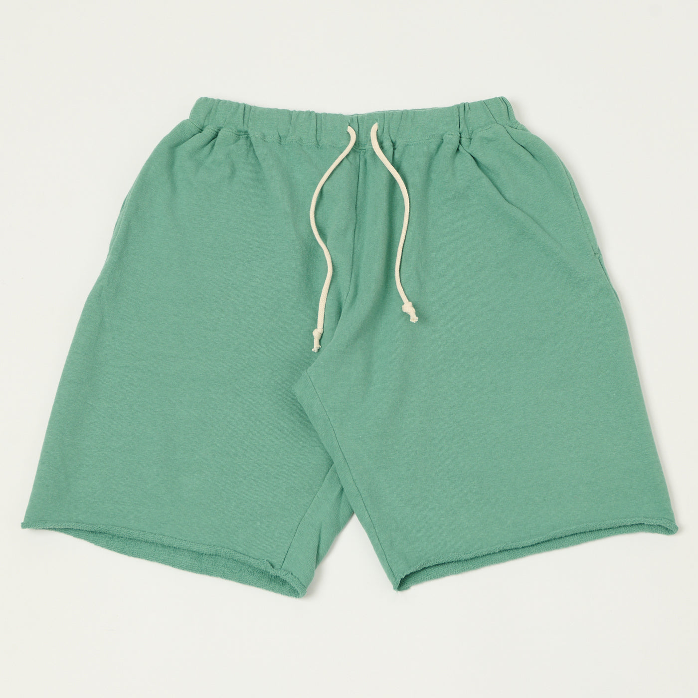 Dubbleworks Cut Off Sweatshorts - Emerald | SON OF A STAG