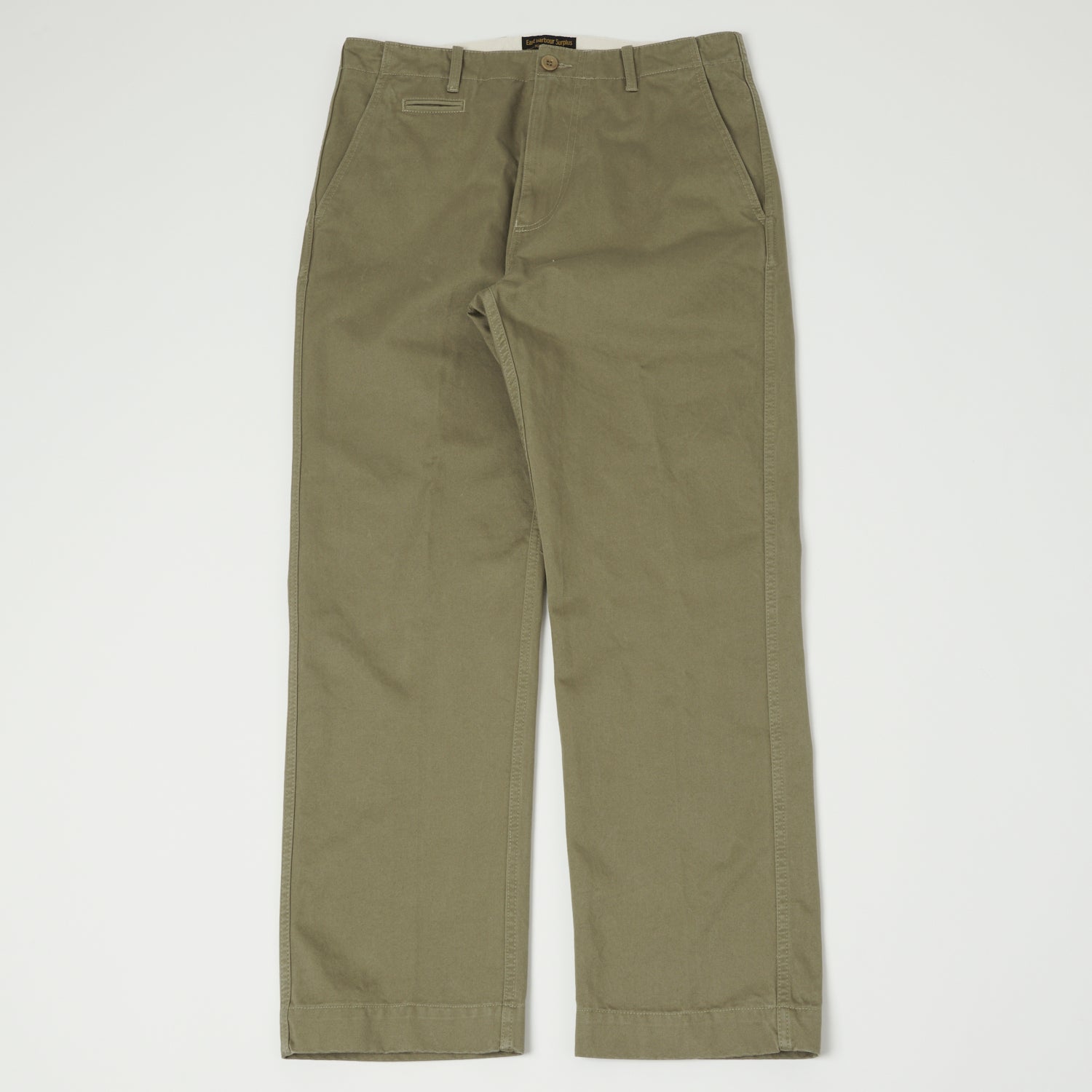 East Harbour Surplus 'Axel 121' Chino Trouser - Khaki