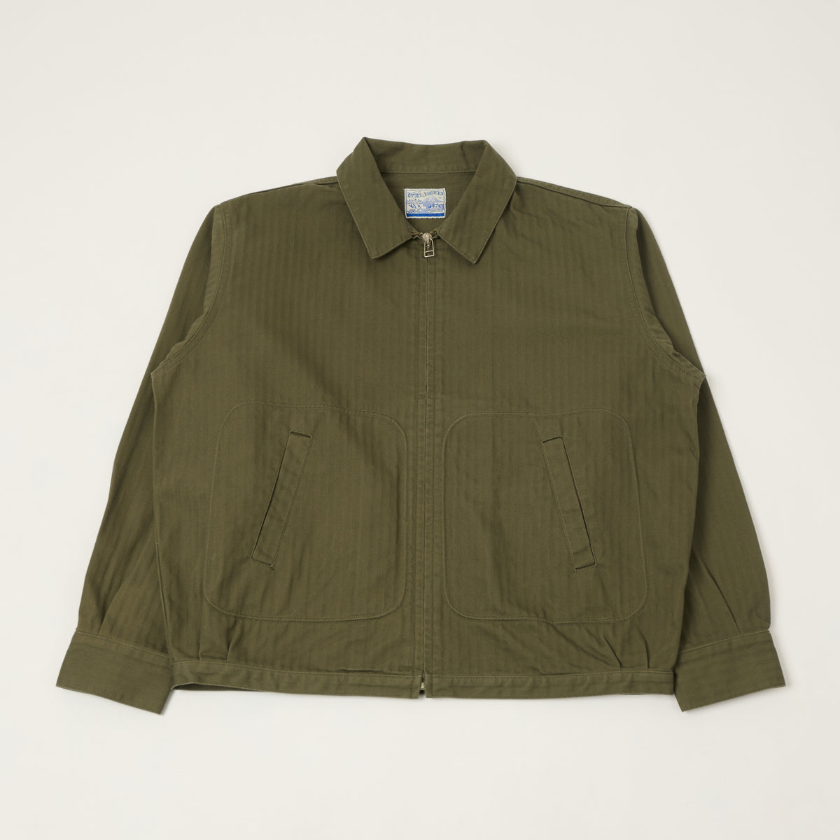 Edwin Arthur's 'Yume' Herringbone Twill Jacket - Olive