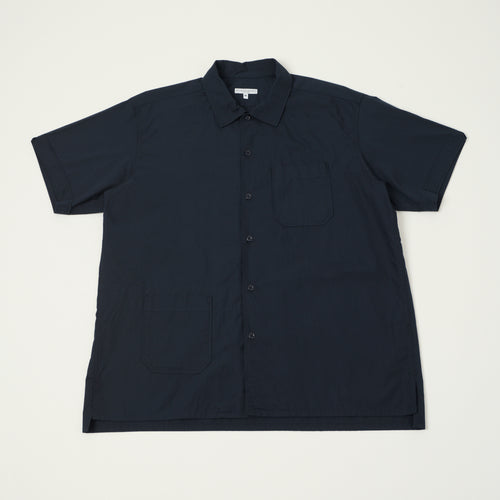 Engineered Garments Poplin Camp Shirt - Dark Navy