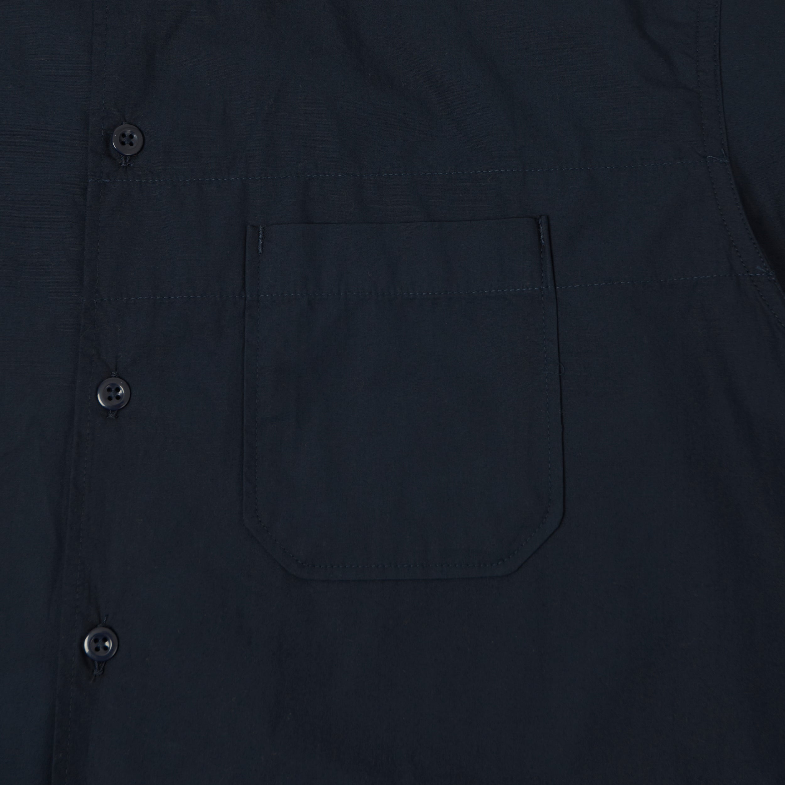 Engineered Garments Poplin Camp Shirt - Dark Navy