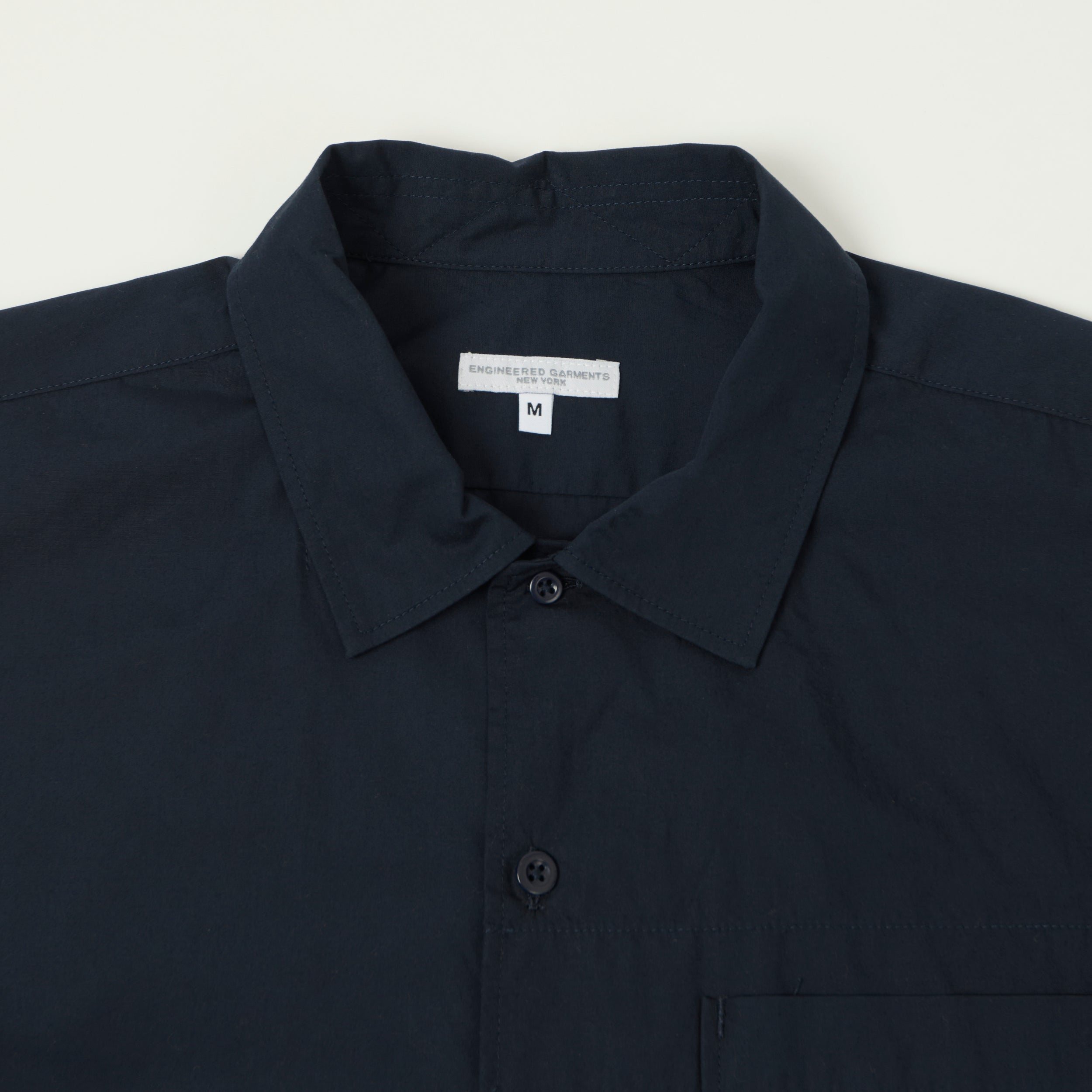 Engineered Garments Poplin Camp Shirt - Dark Navy – SON OF A STAG