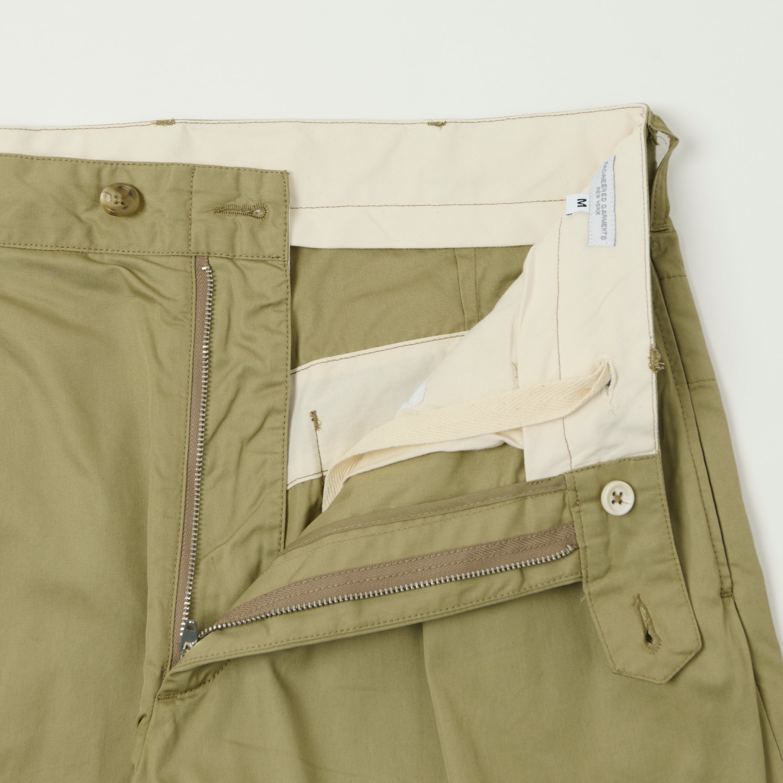Engineered Garments 'Carlyle' French Twill Trouser - Khaki – SON